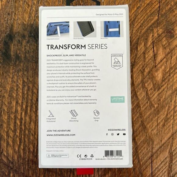 ZIZO Transform Series Case Moto G Play 2021 *NEW* - Picture 2 of 9